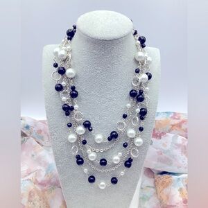 White House Black Market Layered Necklace NWT
